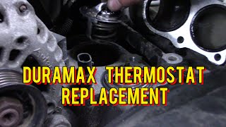 How-to replace a GM Duramax Thermostat - Mechanics Minute
