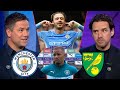 Man City vs Norwich 5-0 Jack Grealish First Goal⚽ Gabriel Jesus Reaction | Michael Owen Analysis