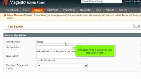 How to manage search terms in Magento Commerce