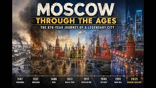 Moscow Through the Ages: From 1147 Village to Modern Megacity (Timelapse History)