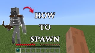 Minecraft how to spawn boss skeleton no fake 1% 2029.