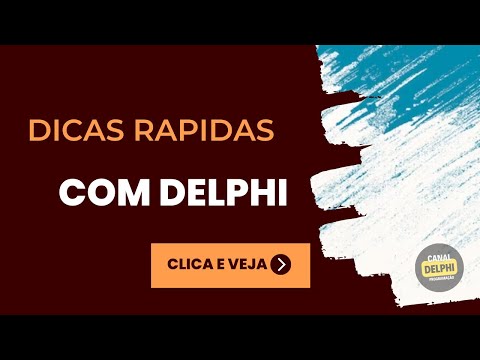 Desenvolvendo uma ordem de serviço profissional do zero com Delphi: Tutorial passo a passo - #1