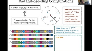 STOC24 8 B 5 Randomly punctured Reed Solomon codes achieve list decoding capacity over linear sized
