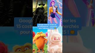 Google vient de révéler les 15 costumes les + recherchés pour Halloween 2025 ! #halloween