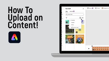 How to Upload on Content in Adobe Express [easy]