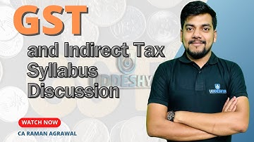 GST and Indirect Tax | Syllabus Discussion | Bcom