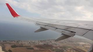 Ларнака(Larnaca)-Толмачево(Tolmachevo). Трансаэро. Boeing 737-800. Takeoff