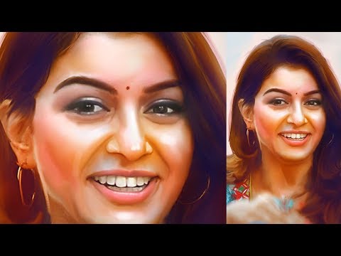 hansika digital arts tutorial venkat arts style photoshop . tutorial