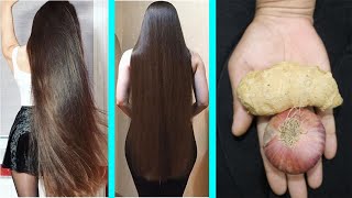 How To Grow Long and Thicken Hair Faster With Onion | Super Fast Hair Growth Challenge