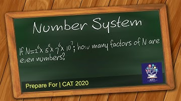 Questions related to finding factors of a given number asked in CAT exam[CAT|2020]