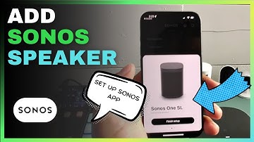 Stap voor stap een Sonos-luidspreker toevoegen aan de app