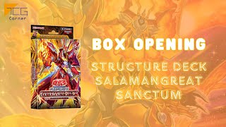 UNBOXING Asia English Edition Structure Deck Salamangreat Sanctum -Deck Reveal & Power Bonus Pack!