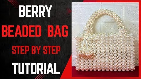 Berry Beads Beaded Bag | Handmade Beaded Bag | DIY Step By Step Tutorial#beadedbag #handmade