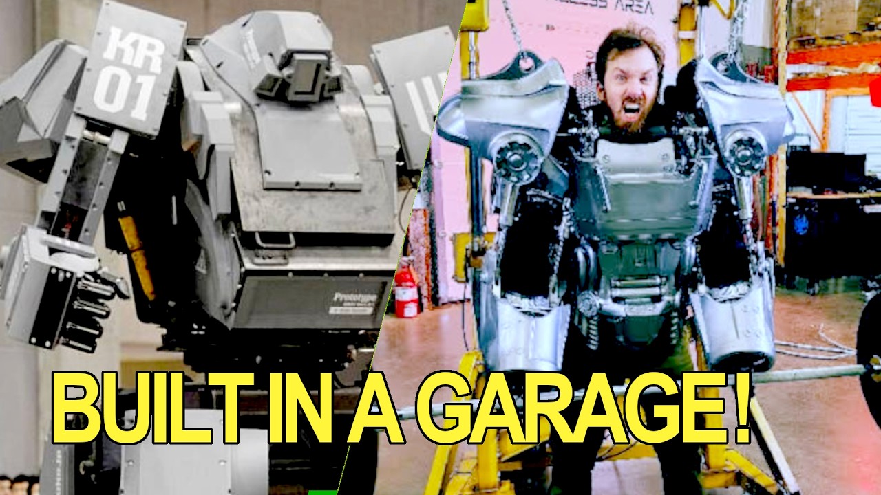 How They Built a Real-Life Sci-Fi Mech in a Garage