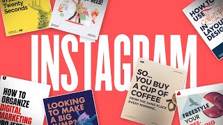 Improve Your Instagram Design: Critiques, Tips & Advice PT 1