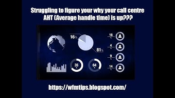 Struggling to figure your why your call center AHT (Average handle time) is up???