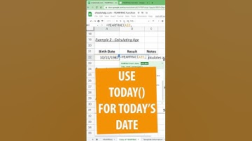 Easily Calculate Age in Google Sheets