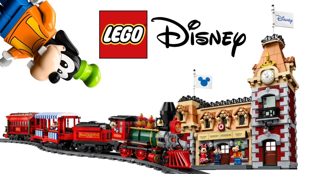 LEGO Disney Zug mit Bahnhof (71044) - Speed build - YouTube