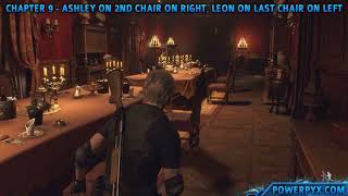 Resident Evil 4 Remake - Dining Hall Puzzle Solution (Chapter 9)