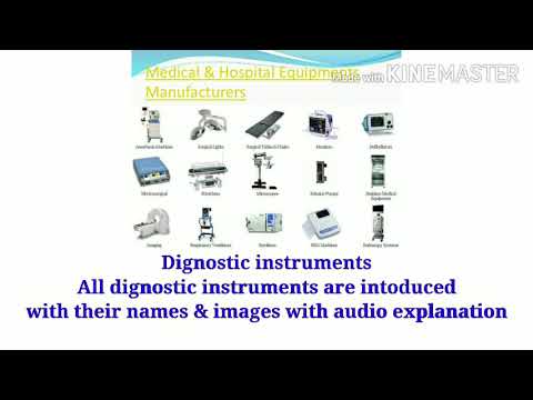 Medical Diagnostic instruments with audio explanation