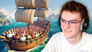 Le PREMIER ZOO de Sea of Thieves ! - (on a même eu des clients …)