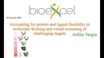Bioexcel webinar #80 Accounting for protein and ligand flexibility in molecular docking