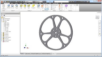 Inventor Tutorial with Isometric Sketches – Advanced part 5 movie reel