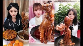 【EATING SHOW】CHINA MUKBANG SPICY OCTOPUS EATING SHOW COMPILATION#1/문어/たこ/ปลาหมึก/Bạchtuộc#ASMR