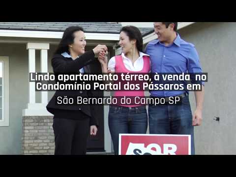 Lindo apartamento térreo à venda  no Condomínio Portal dos Pássaros em São Bernardo do Campo SP