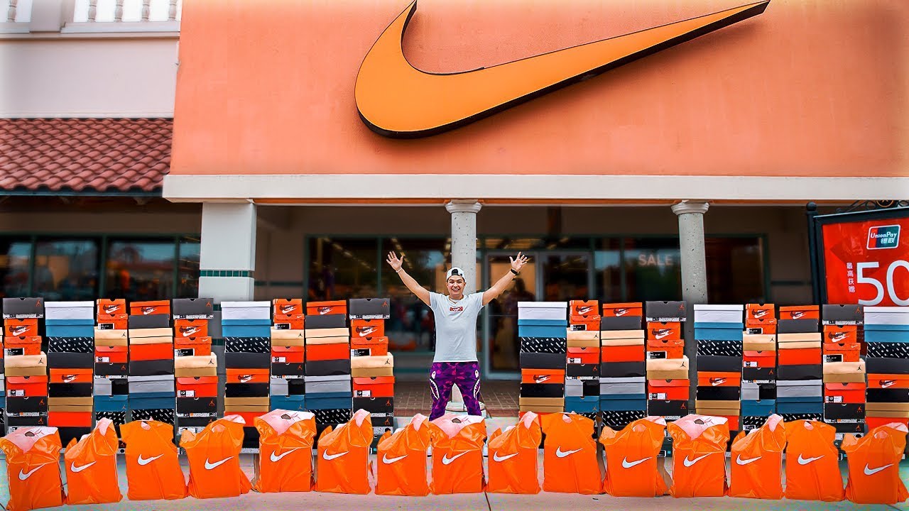 Buying EVERY Pair Of Shoes From Nike Outlet! - YouTube