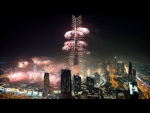 New Year fireworks 2015: Watch Dubai's dazzling display