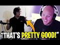TIMTHETATMAN REACTS TO FAN DRUM COVER!