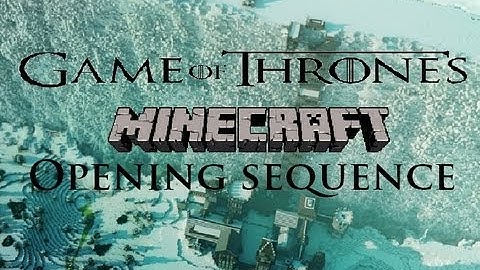 WesterosCraft - Game of Thrones Intro (minecraft server)