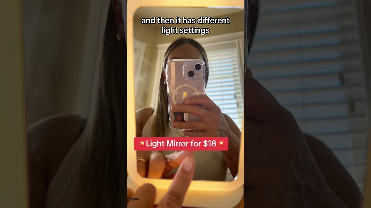 Travel Mirror with Lights 