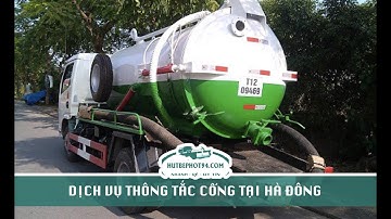 Thông tắc cống tại Quận Hà Đông Hà Nội | Giá 150k/M