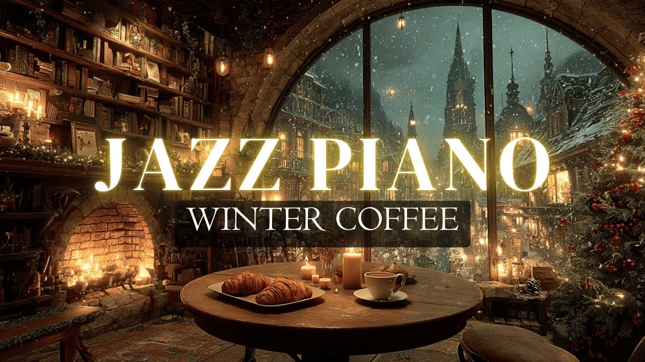 Cozy Winter Jazz Piano Music for Coffee Shop Ambience & Relaxing Vibes ...