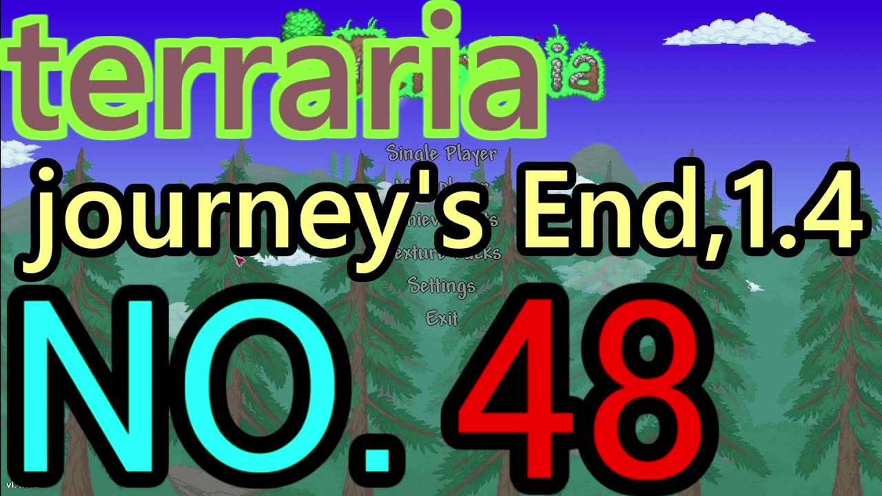 Terraria Journey S End ｖ1 4 No 48 まったりプレイの実況ナシ動画です いよいよジャングル寺院に突入です Youtube