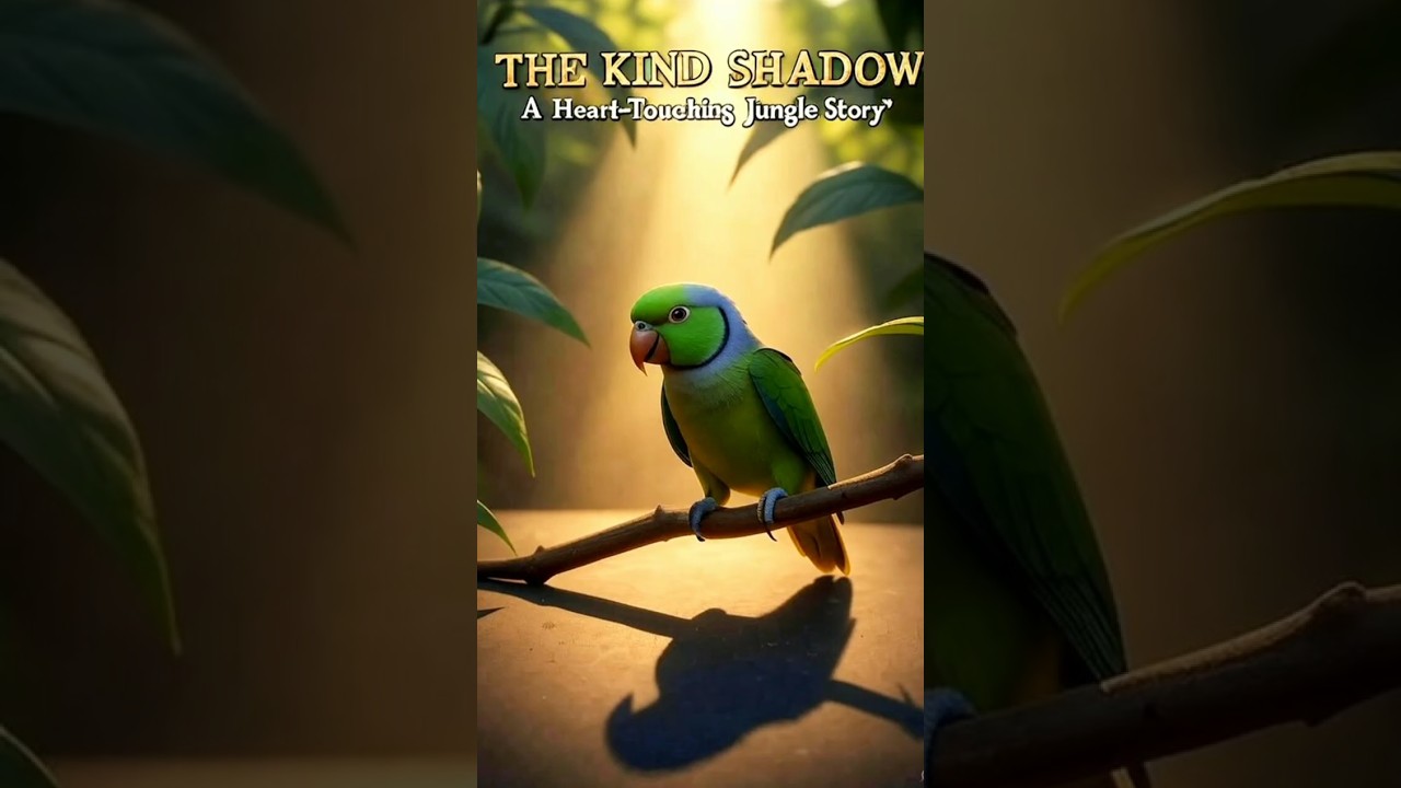 The Kind Shadow 🕊️ | Heart-Touching Parrot Story. #shorts #ai #viral #parrot #story