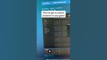 How to get a custom crosshair in any game #gta #apexlegends #valorant #csgo #pcgaming