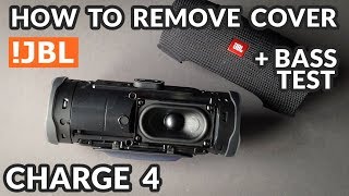 Exitoso mundo carro JBL Charge 4 | How To Remove Cover | Bass Test | Low Frequency Mode -  YouTube