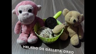 Helado de Galleta Oreo con la Changuita rosa