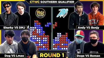 CTWC 2022 Southern Qualifier Round 1 - Sharky v DMJ - Andy v Benjy - Dog v LMAO - Doge v Roman