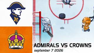AJASSIA ADMIRALS vs SARHOLM CROWNS | September 7th 2026 (Season 4)