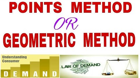 POINT  METHOD || GEOMETRIC  METHOD