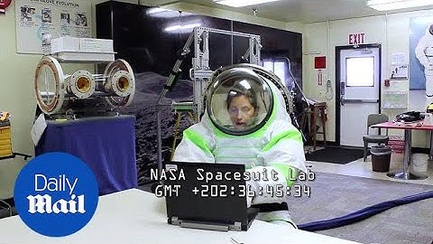 NASA unveils new space suit for use in Mars missions - Daily Mail