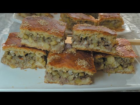 Любимый МЯСНОЙ ПИРОГ❤️моей семьи😋Даже новичок справится