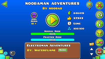 Geometry Dash Demons: Noobaman Adventures