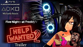 『Michaela Reacts』Five Nights at Freddy's: Help Wanted 2 Trailer - Playstation Showcase 2023