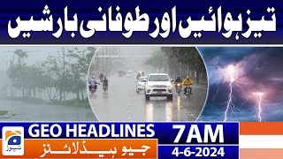 Weather Update - Rain Forecast | Geo News at 7 AM Headlines | 4th June 2024