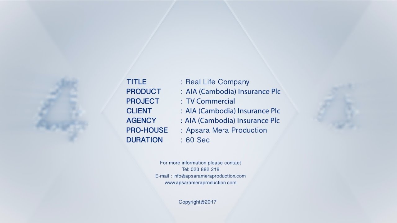 Aia Real Life Company Tvc By Apsara Mera Production Youtube